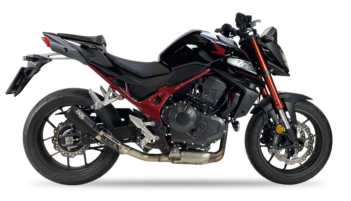 IXIL Tłumik HONDA CB 750 HORNET 2025 (RH24) typ RB SLIP ON - RACE XTREM BLACK (Homologacja)