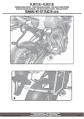 KAPPA STELAŻ KUFRÓW BOCZNYCH SZYBKIEGO MONTAŻU MONOKEY SIDE YAMAHA MT 07 TRACER '16-'19, TRACER 7/7 GT '20-'24 - TYLKO POD KUFRY K33N K'ROAD