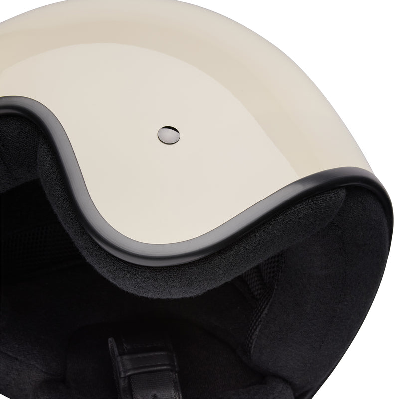 KASK MOTOCYKLOWY BELL MAGNUM SOLID VINTAGE WHITE