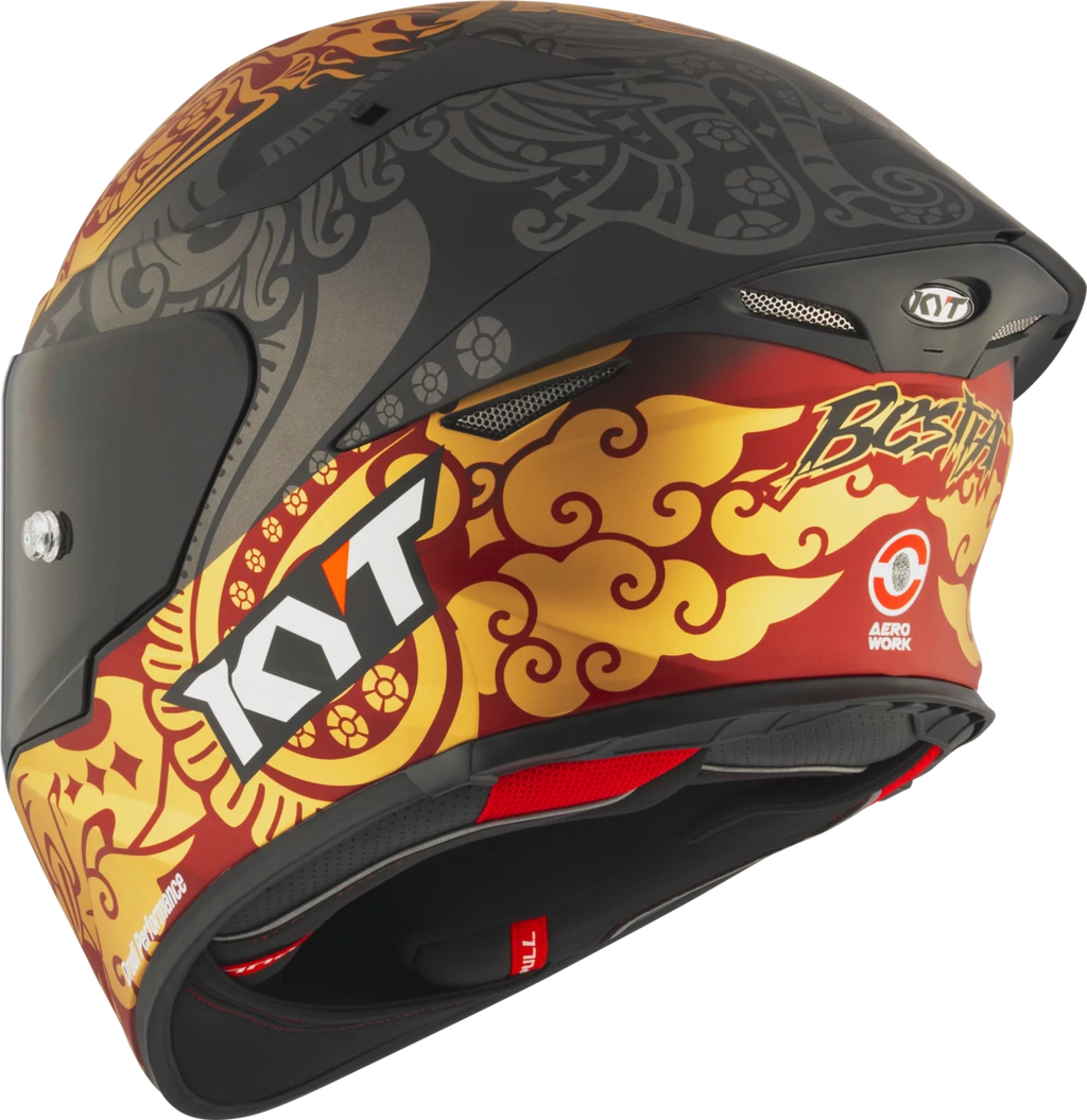 Kask motocyklowy KYT TT-REVO ENEA INDONESIA 2023 MATT REPLICA