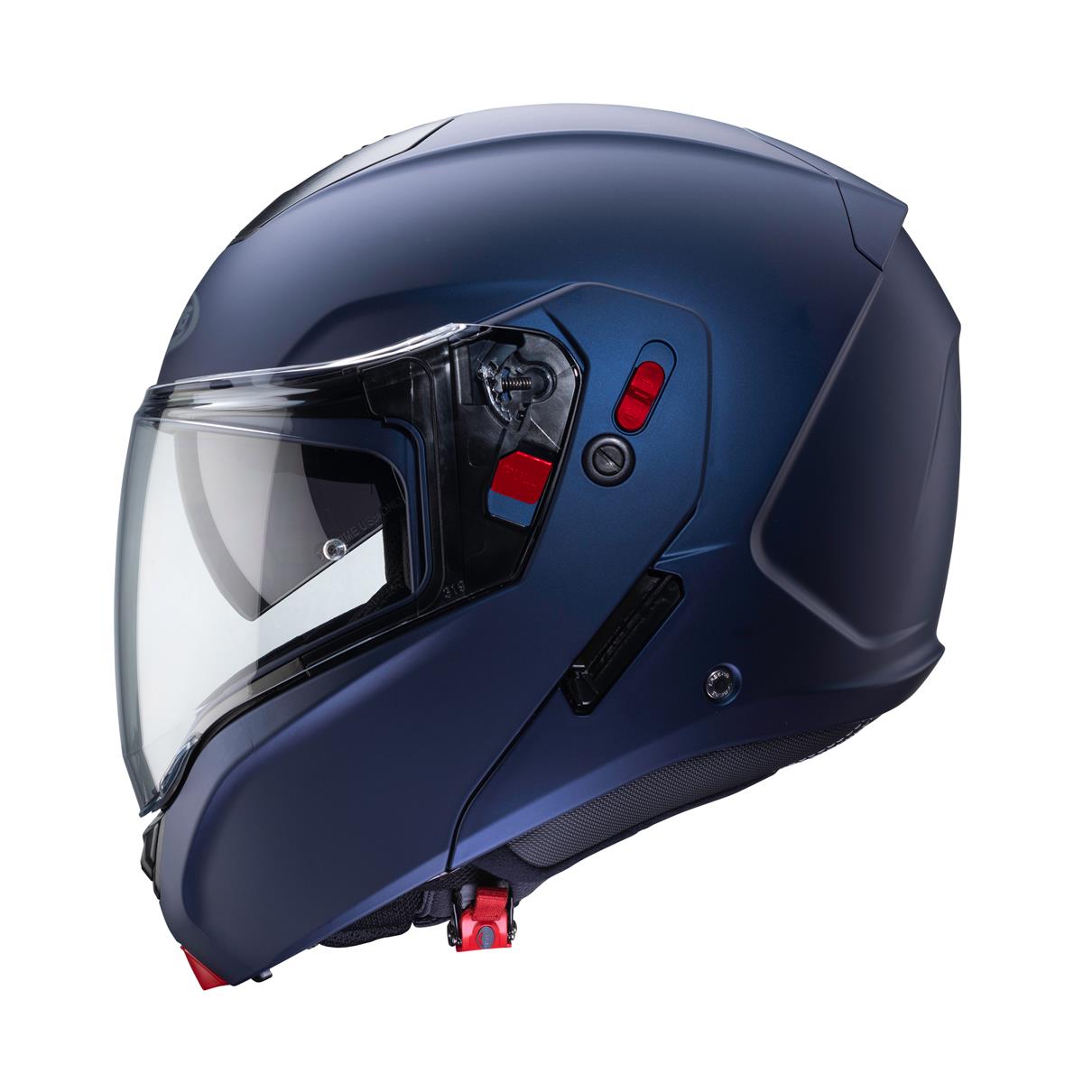 CABERG KASK SZCZĘKOWY FLIP-UP MODEL HORUS X SOLID KOLOR NIEBIESKI MAT (YAMAHA) (PINLOCK W ZESTAWIE) – zdjęcie 4