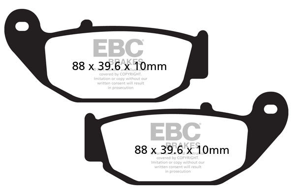 EBC Brakes Klocki hamulcowe EBC FA629TT (kpl. na 1 tarcze)