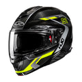 KASK MOTOCYKLOWY HJC RPHA91 CARBON LAGOS BLACK YELLOW