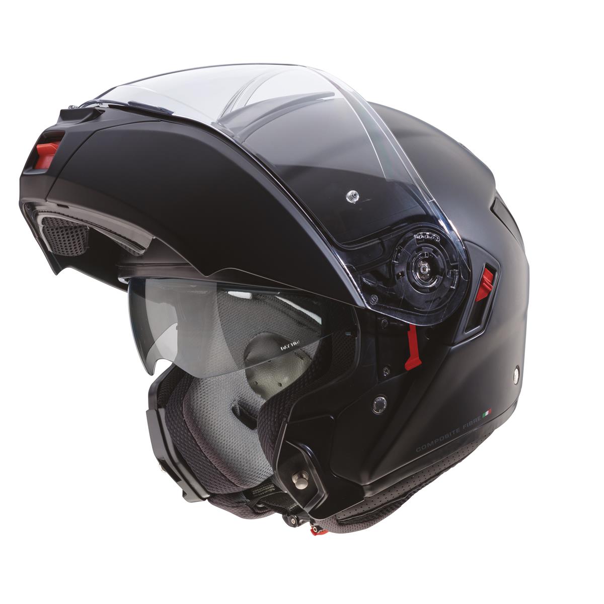 CABERG KASK SZCZĘKOWY FLIP-UP MODEL LEVO X SOLID KOLOR CZARNY MAT (PINLOCK W ZESTAWIE) – zdjęcie 3