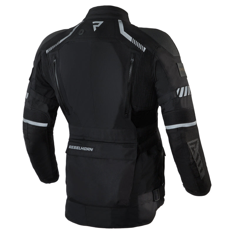 KURTKA MOTOCYKLOWA TEKSTYLNA REBELHORN PATROL BLACK