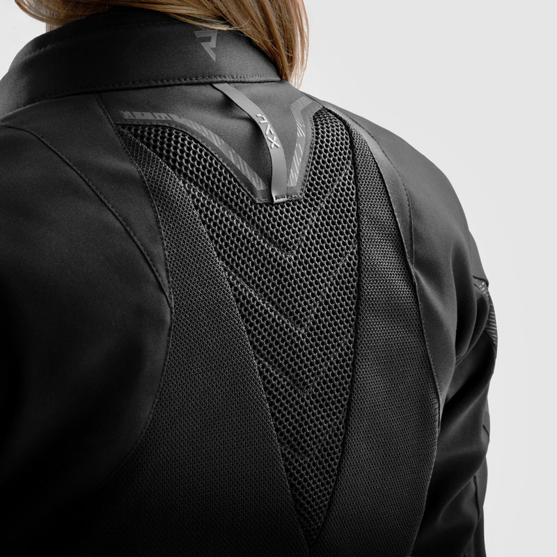KURTKA MOTOCYKLOWA TEKSTYLNA DAMSKA REBELHORN JAX BLACK WXS
