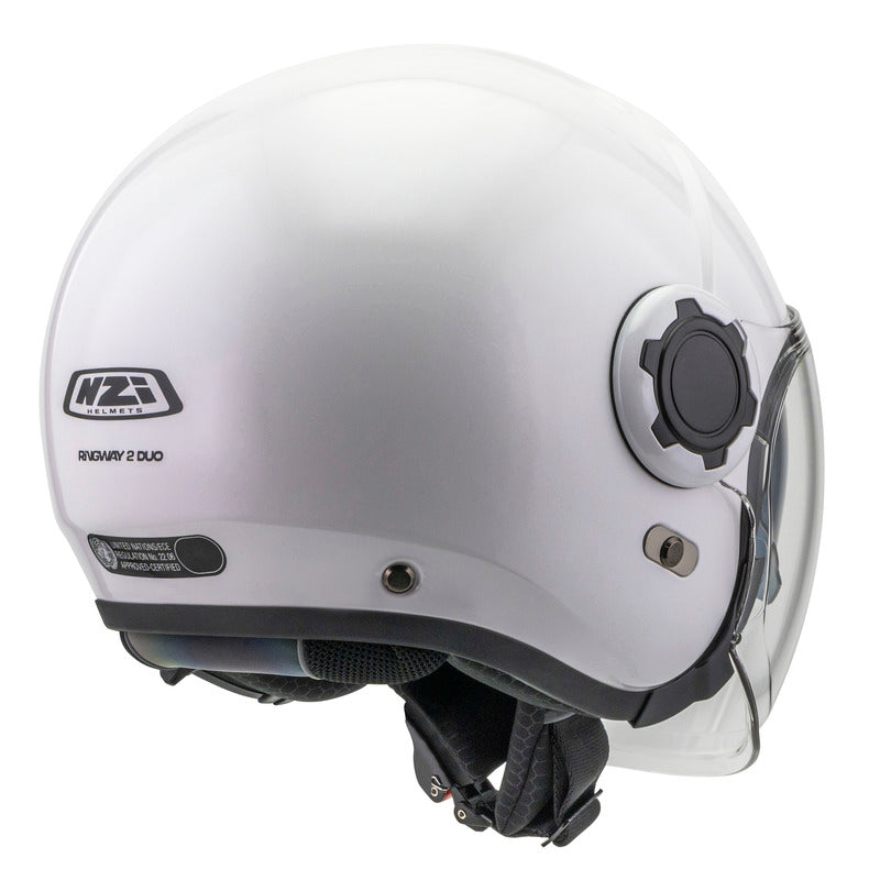 KASK MOTOCYKLOWY NZI RINGWAY 2 DUO WHITE XS