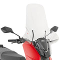 GIVI SZYBA PRZEZROCZYSTA 81,5 x 64,5 cm (H x W) - SEAT Mo 125 (22 > 23) / SILENCE S01 (22 > 23)