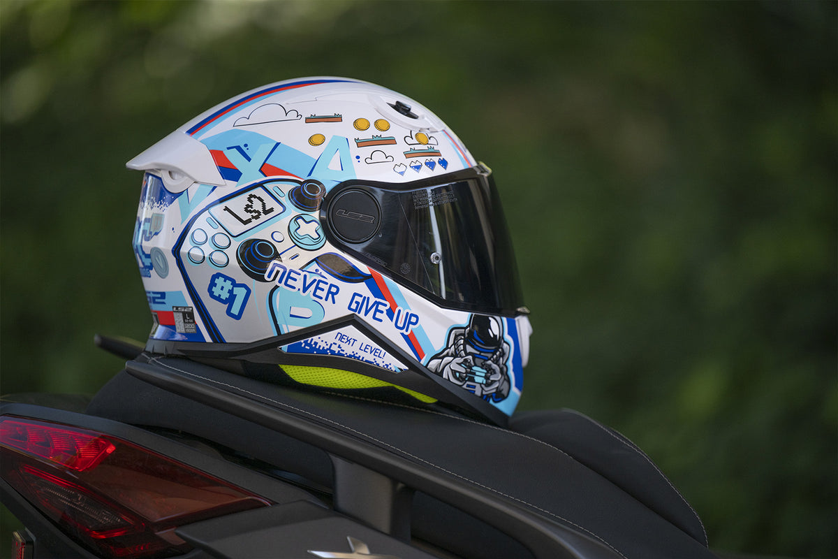 KASK LS2 FF812 KID NEXT LEVEL WHITE