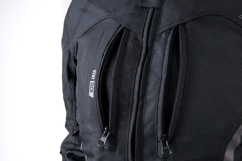 KURTKA MOTOCYKLOWA TEKSTYLNA DAMSKA OZONE DELTA 4 BLACK W7XL – zdjęcie 3