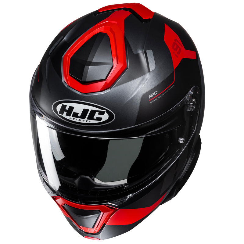 KASK MOTOCYKLOWY HJC I91 CARST BLACK RED