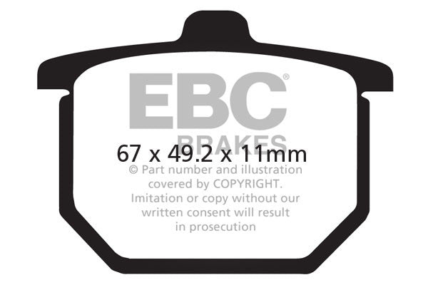 EBC Brakes Klocki hamulcowe EBC FA029 (kpl. na 1 tarcze)