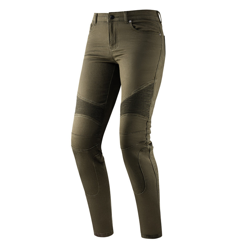 JEANSY MOTOCYKLOWE DAMSKIE REBELHORN VANDAL TWILL OLIVE 24/30