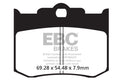 EBC Brakes Klocki hamulcowe EBC FA420HH wzmacniane (kpl. na 1 tarcze)