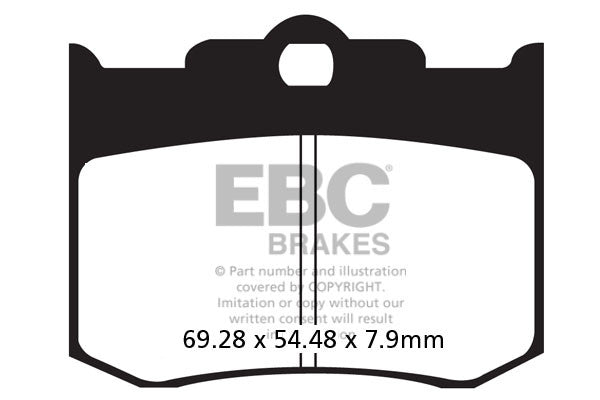 EBC Brakes Klocki hamulcowe EBC FA420HH wzmacniane (kpl. na 1 tarcze)