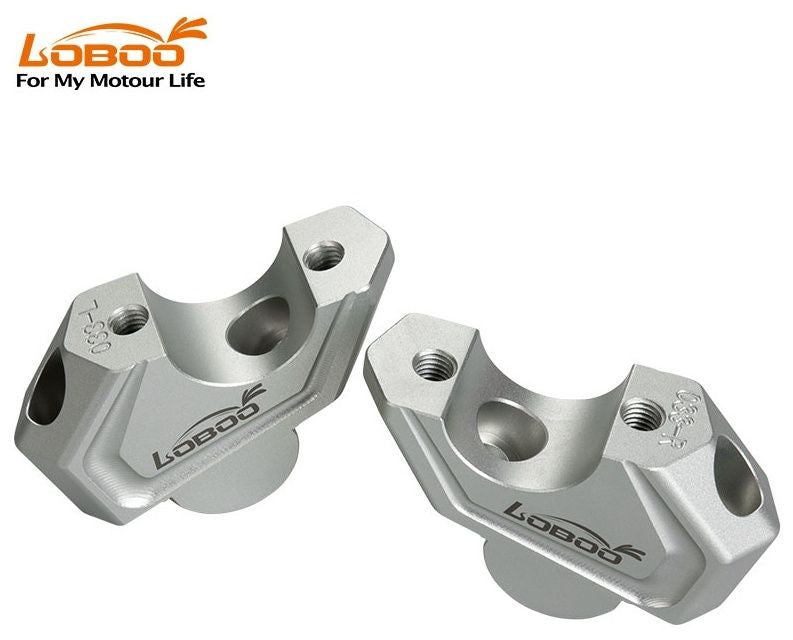 LOBOO Podwyższenie kierownicy do BMW F850GS (2023-), BMW F850GS ADV (2019-), podwyższenie 19mm, przybliżenie 25mm