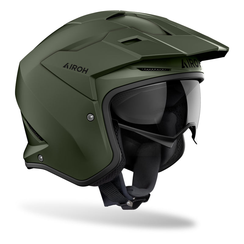 KASK MOTOCYKLOWY AIROH KOMBAKT COLOR MILITARY GREEN MATT
