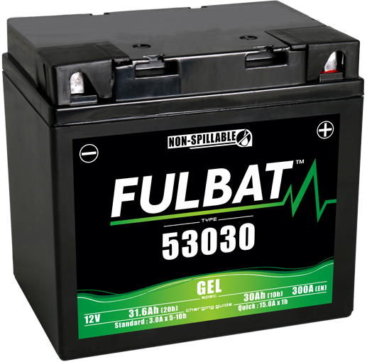 Akumulator FULBAT FUL GEL - 53030 (Żelowy, bezobsługowy)