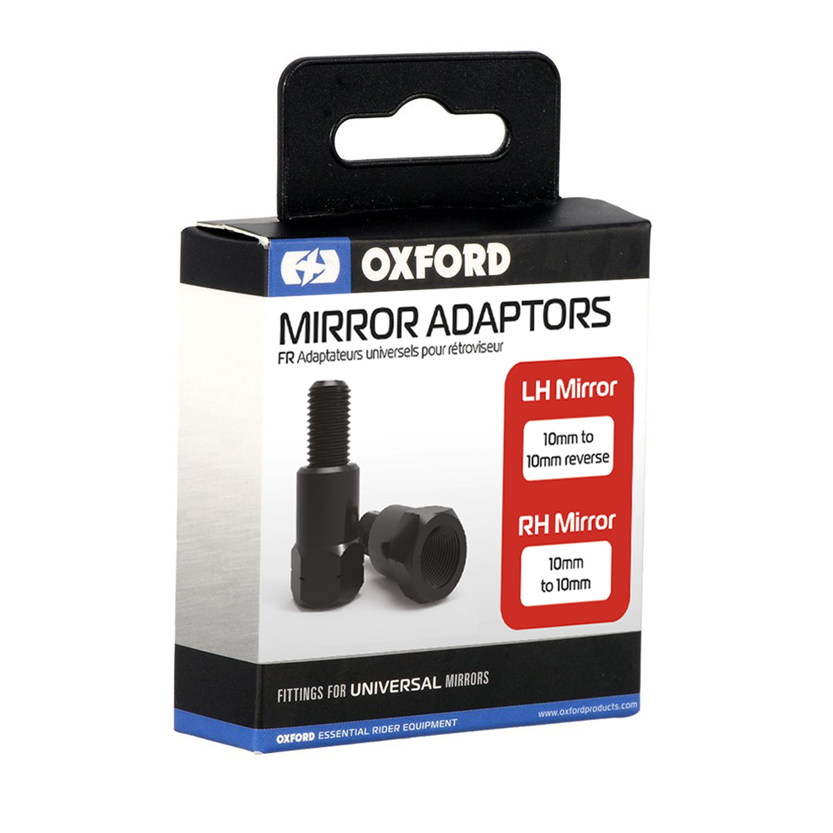 OXFORD ADAPTER DO LUSTEREK UNIWERSALNYCH REVERSE 10-10MM GWINT LEWY/PRAWY x1 PRAWY/PRAWY x1 (2 SZT W ZESTAWIE) – zdjęcie 2