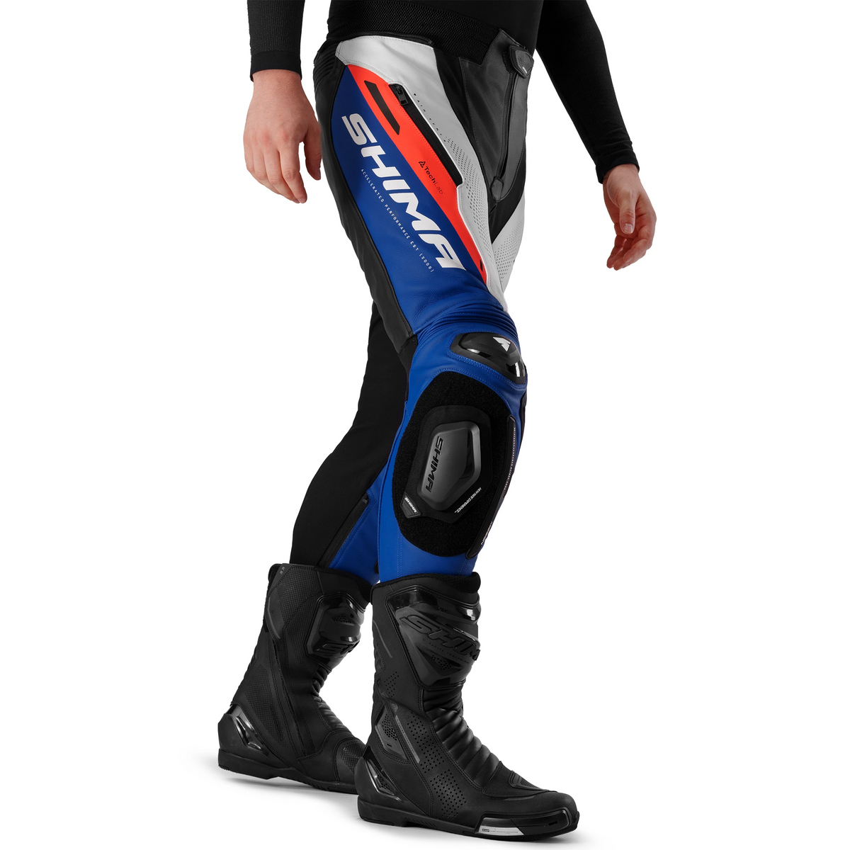SHIMA MISSION ST MEN PNT BLU/WHT/RD