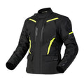 KURTKA MOTOCYKLOWA TEKSTYLNA OZONE TOUR 3 BLACK FLUO YELLOW