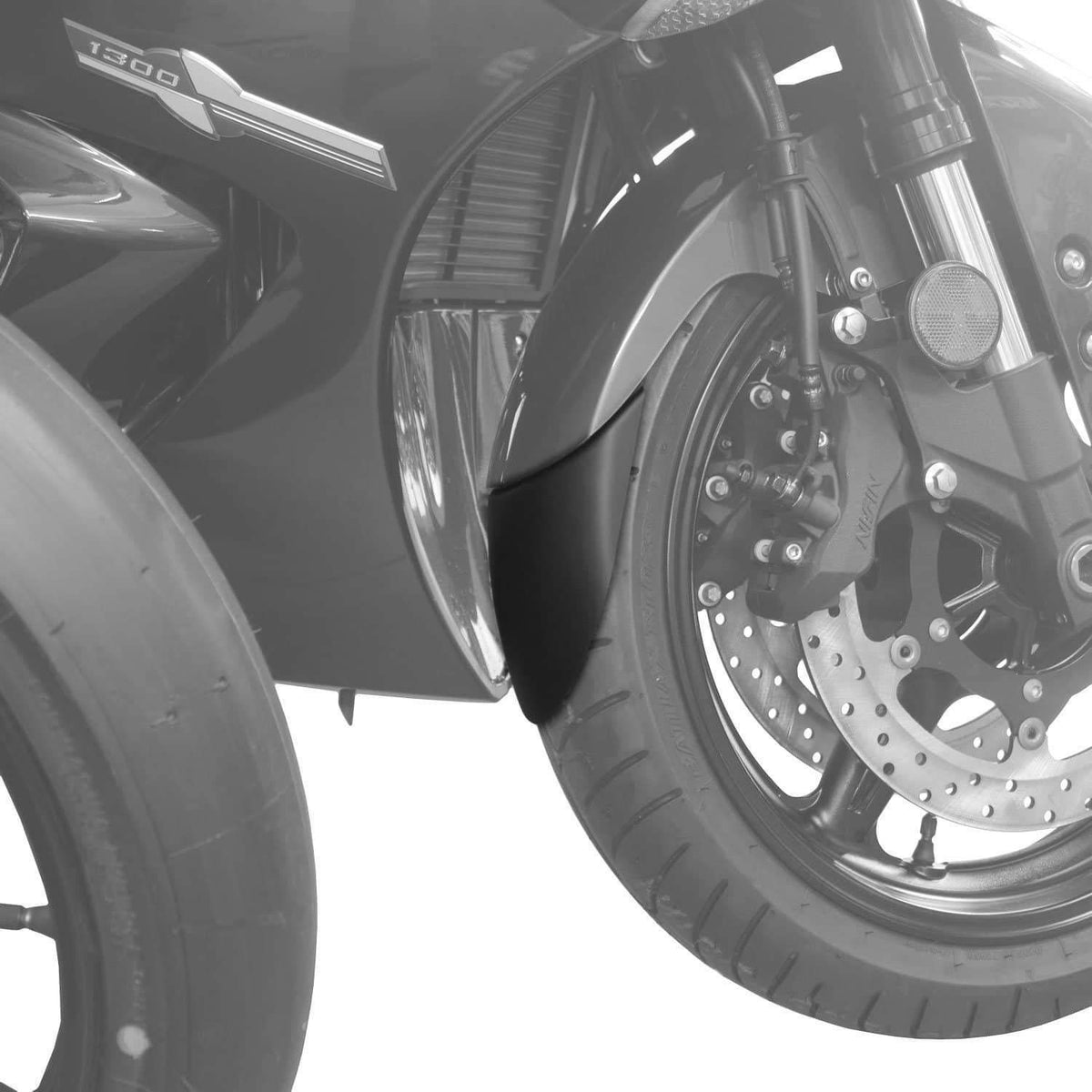 PUIG PRZEDŁUŻENIE BŁOTNIKA DO YAMAHA FJR1300 06-21 (PRZEDNIE) CZARNE
