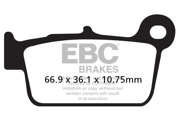 EBC Brakes Klocki hamulcowe EBC FA367R (kpl. na 1 tarcze) (odpowiednik PROX 37.201302)