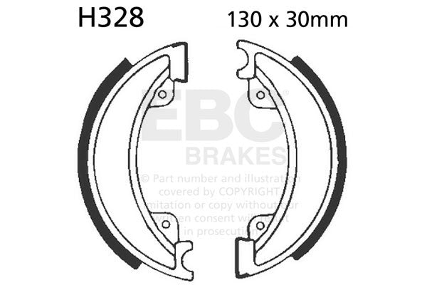 EBC Brakes Szczęki hamulcowe EBC H328 (1 kpl.)