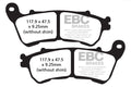 EBC Brakes Klocki hamulcowe EBC FA640V V-PAD (kpl. na 1 tarcze)
