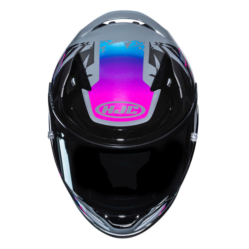 KASK MOTOCYKLOWY HJC RPHA12 KATE GREY PURPLE – zdjęcie 4
