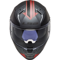 KASK LS2 FF811 VECTOR II SPLITTER M.TIT RED-06