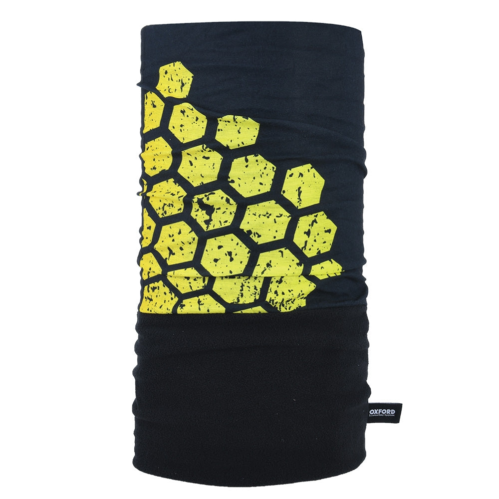 OXFORD PROMOCJA KOŁNIERZ OCIEPLAJĄCY SNUG YELLOW HEX KOLOR CZARNY/ŻÓŁTY – zdjęcie 2