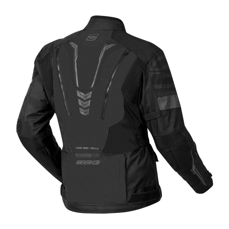 KURTKA MOTOCYKLOWA TEKSTYLNA OZONE TOUR 3 BLACK