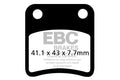 EBC Brakes Klocki hamulcowe EBC SFA257 skuterowe (kpl. na 1 tarcze)