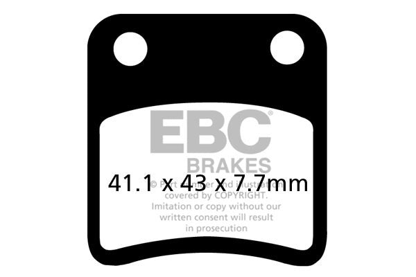 EBC Brakes Klocki hamulcowe EBC SFA257 skuterowe (kpl. na 1 tarcze)