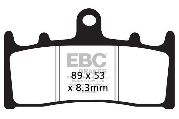 EBC Brakes Klocki hamulcowe EBC FA188HH wzmacniane (kpl. na 1 tarcze)