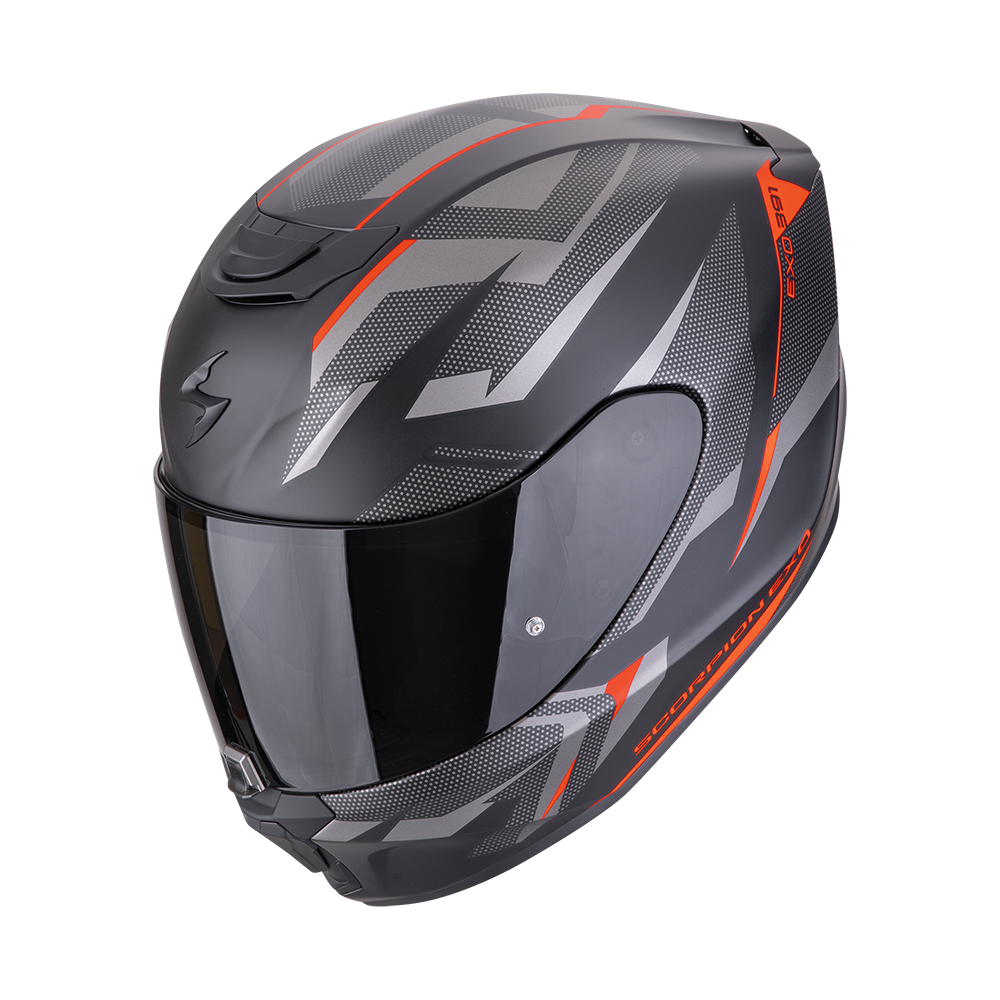 SCORPION KASK EXO-391 AAXO MATT BLACK-RED