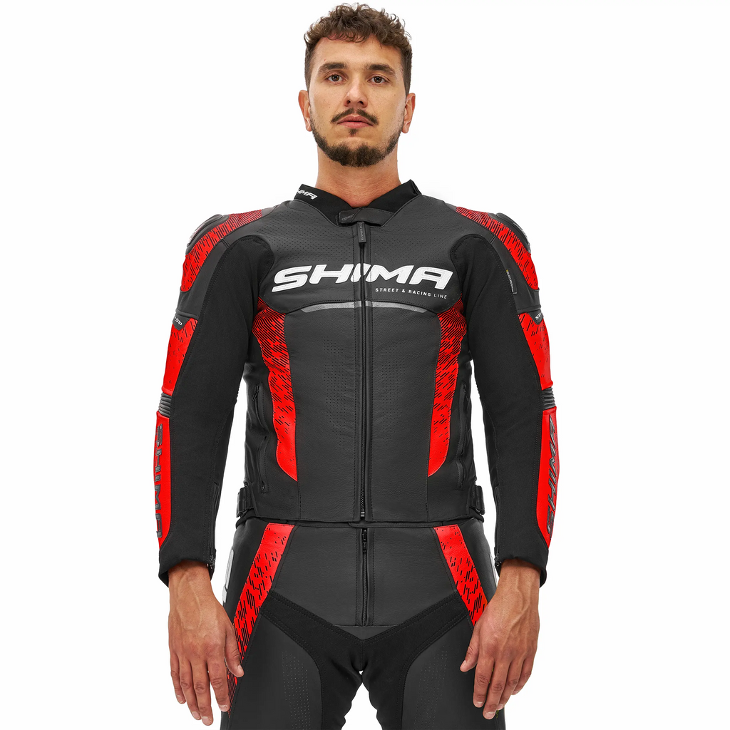 SHIMA STR 2.0 JKT BRIGHT RED
