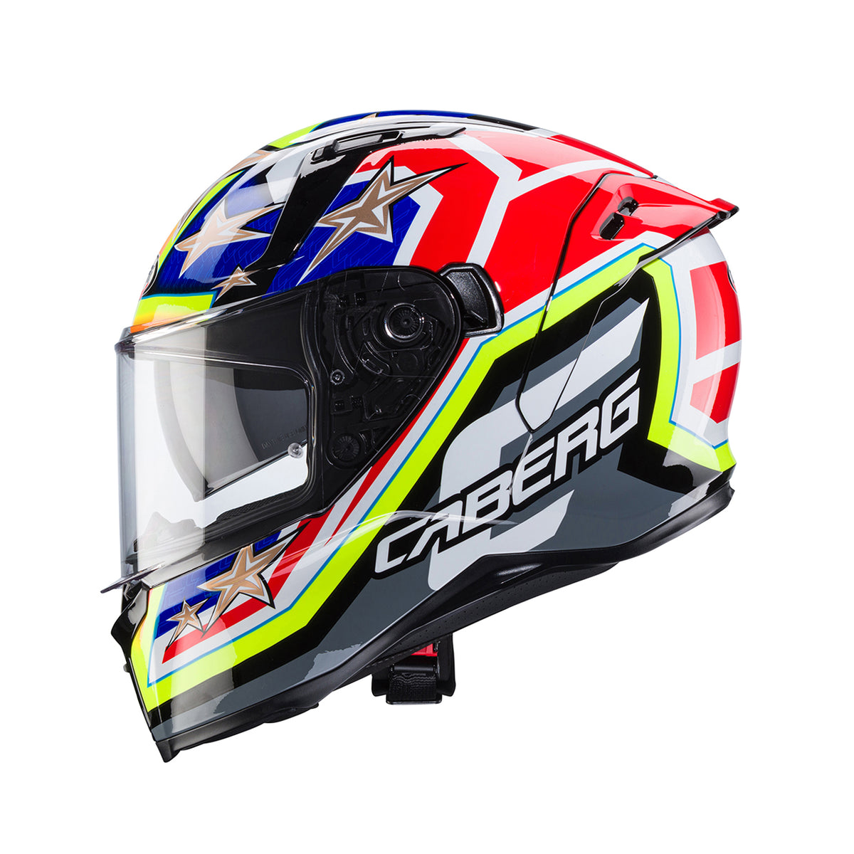 CABERG PROMOCJA KASK INTEGRALNY AVALON X TRUCK KOLOR CZARNY/ŻÓŁTY FLUO/CZERWONY FLUO/NIEBIESKI – zdjęcie 2