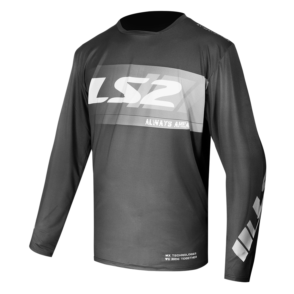 BLUZA LS2 GRAVEL BLACK DARK GREY