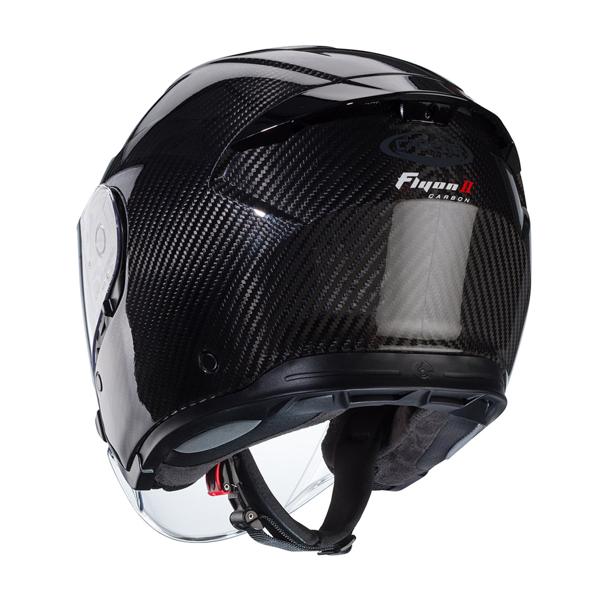 CABERG KASK OTWARTY JET OTWARTY FLYON II CARBON KOLOR KARBON – zdjęcie 3