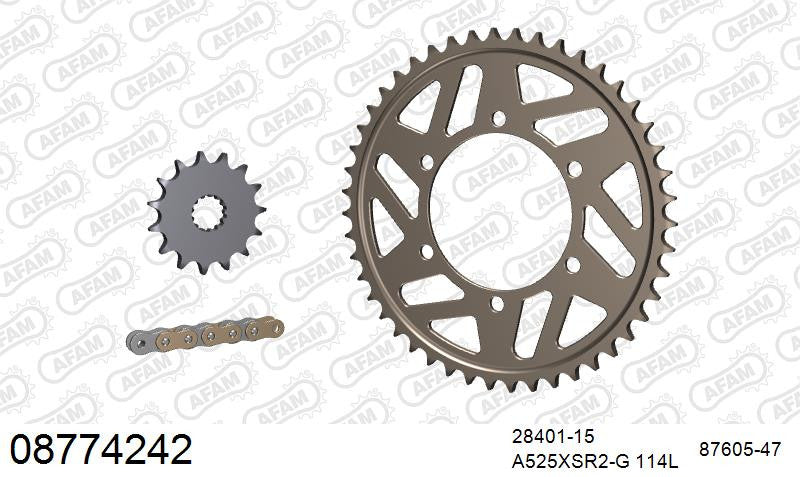 Zestaw napędowy AFAM do TRIUMPH Daytona 675, Daytona 675 R