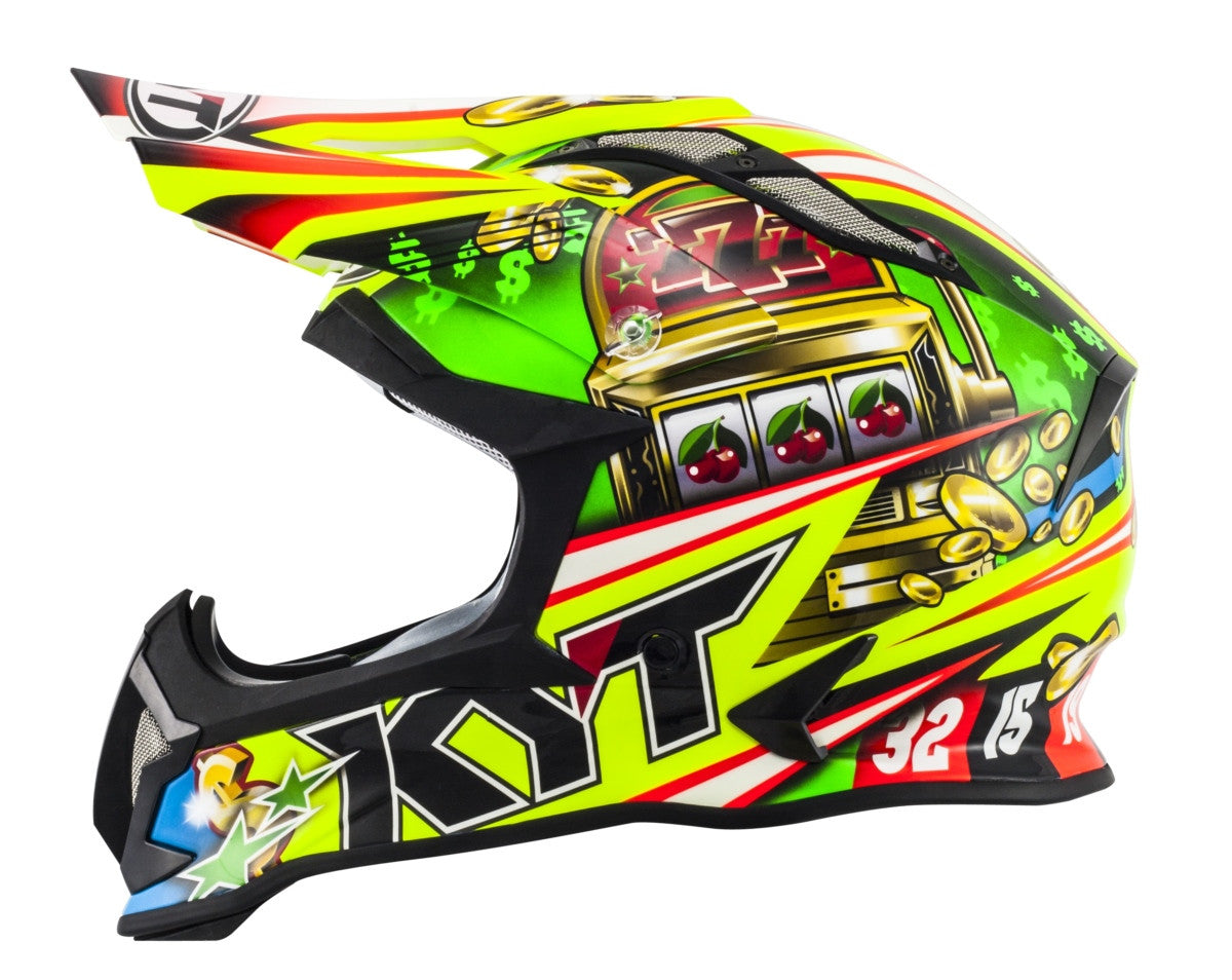 Kask Motocyklowy KYT STRIKE EAGLE ROULETTE – zdjęcie 4