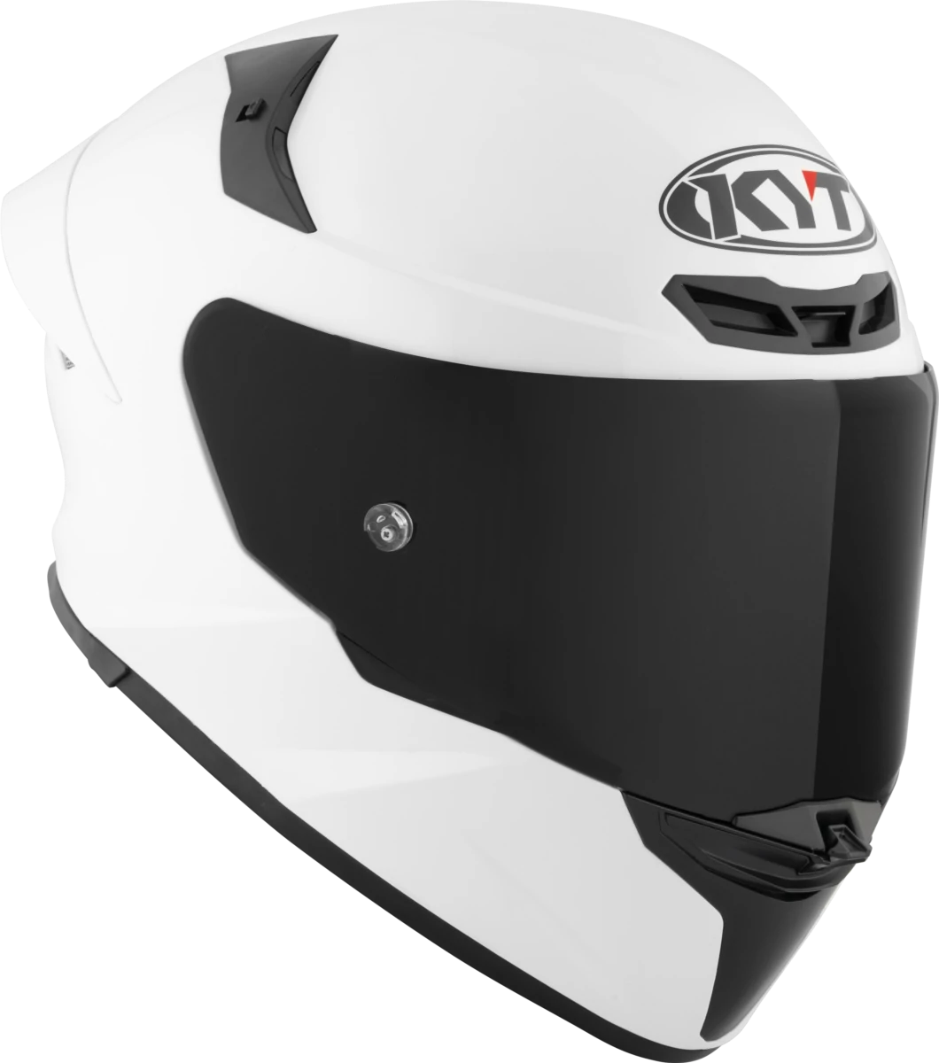 Kask motocyklowy KYT TT-REVO PLAIN Biały