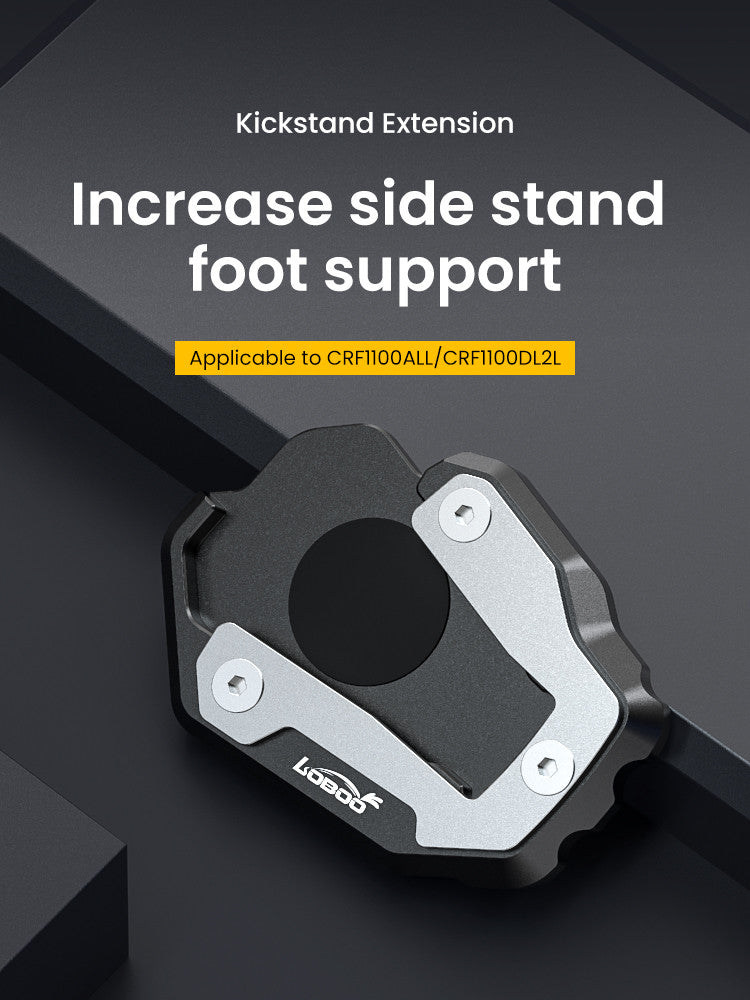 LOBOO Nakładka na stopkę boczną, aluminiowa do HONDA CRF1100 ALL/CRF1100DL2L(ADV)