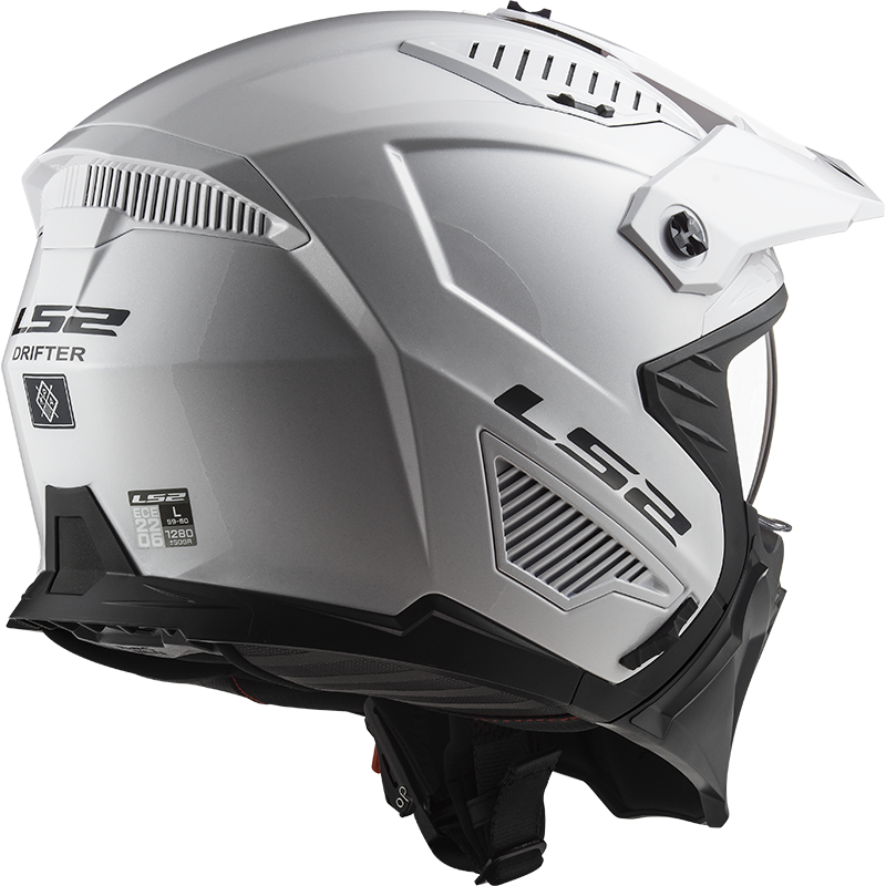 KASK LS2 OF606 DRIFTER SOLID WHITE-06