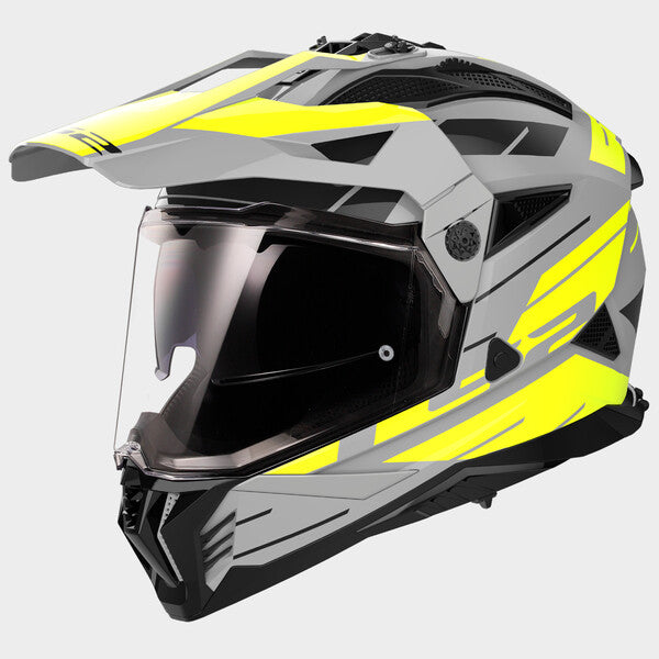 KASK LS2 MX702 PIONEER II NAMIB M.GREY H-V YEL