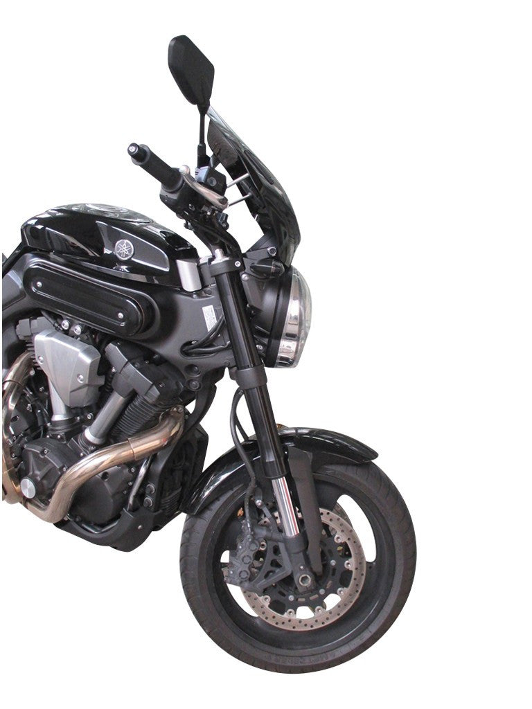 Uniwersalna szyba do motocykli bez owiewek MRA, forma VFSC, przyciemniana