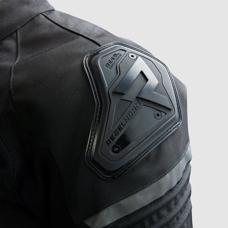 KURTKA MOTOCYKLOWA TEKSTYLNA REBELHORN VANDAL MESH BLACK