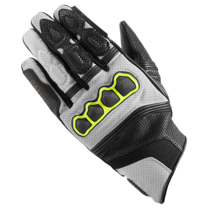 RĘKAWICE MOTOCYKLOWE REBELHORN PATROL SHORT BLACK GREY